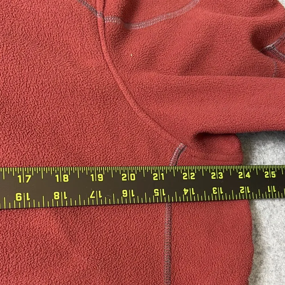 Under Armour Men's XL Red Full-Zip Fleece Track Jacket Stand-Up Collar Pockets